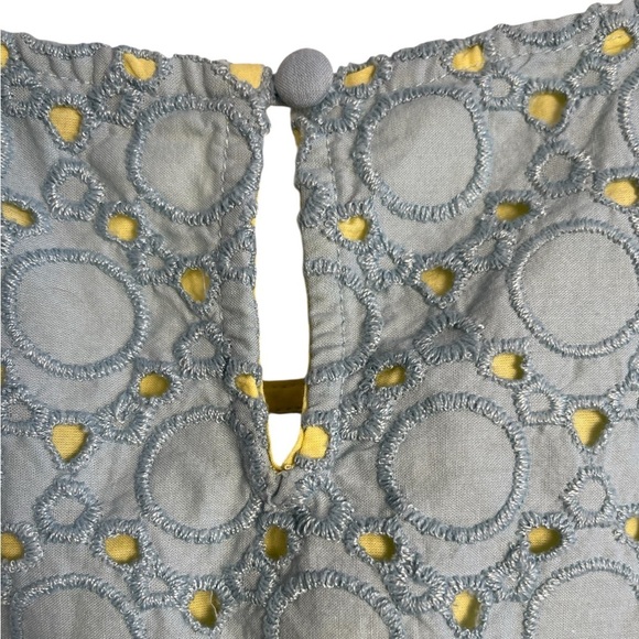 Boden Miranda Eyelet Pastel Blue Sleeveless Top 
Size 8 - Picture 7 of 13